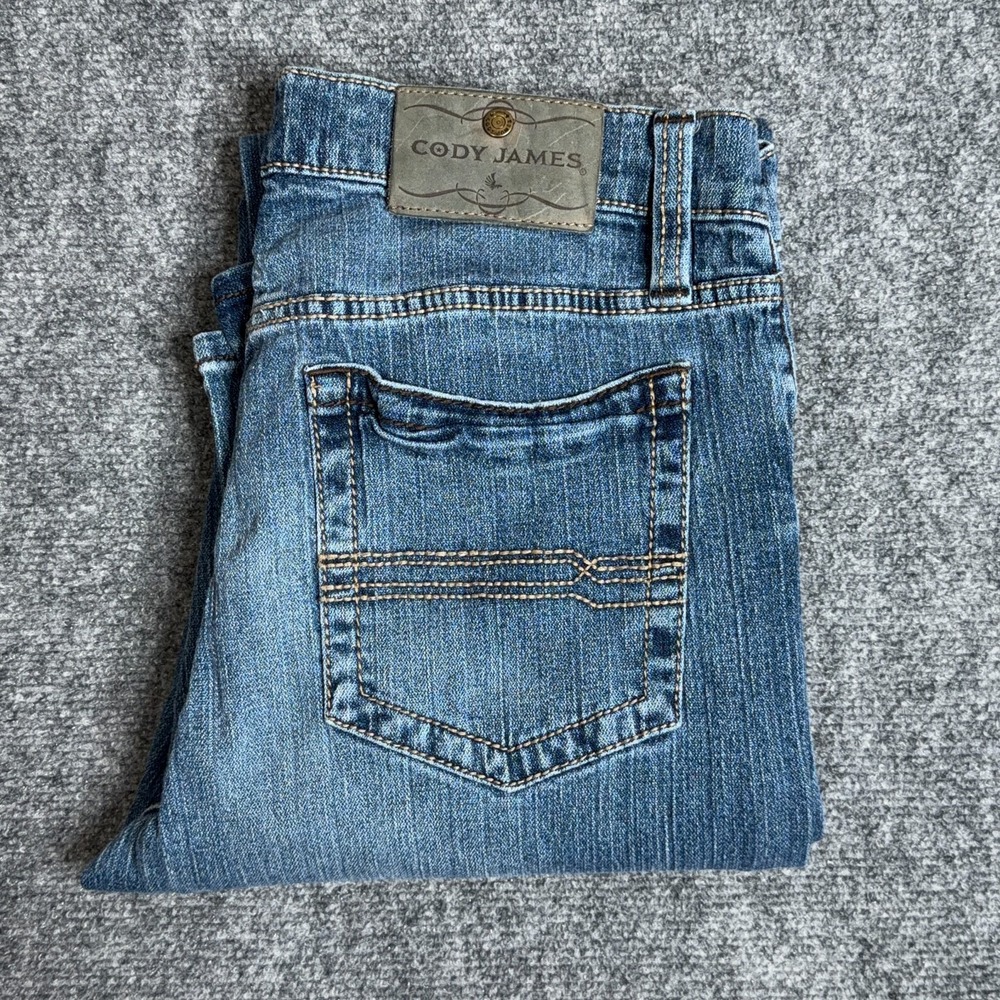 Cody James Bootcut Jeans Mens 30x34 Medium Wash Cowboy Western Rodeo Regular Fit